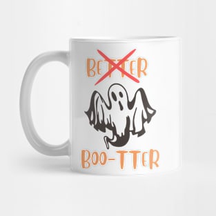 Funny Halloween Ghost | Better Not Boo-tter Vintage Classic Mug